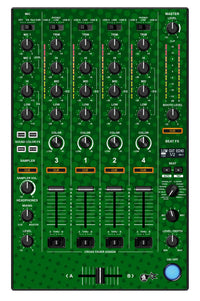 Pioneer DJ DDJ 1000 SRT MIXER Skin Gradienter Green
