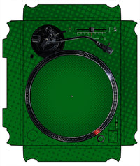 Technics 1200 / 1210 MK7 VERTICAL Skin Gradienter Green