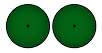 Universal Vinyl Labelsticker (10.2 cm - REGULAR) Skin Gradienter Green