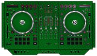 Numark NS 7 II Skin Gradienter Green
