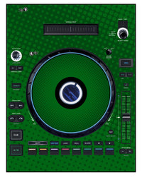 Denon DJ LC 6000 Skin Gradienter Green