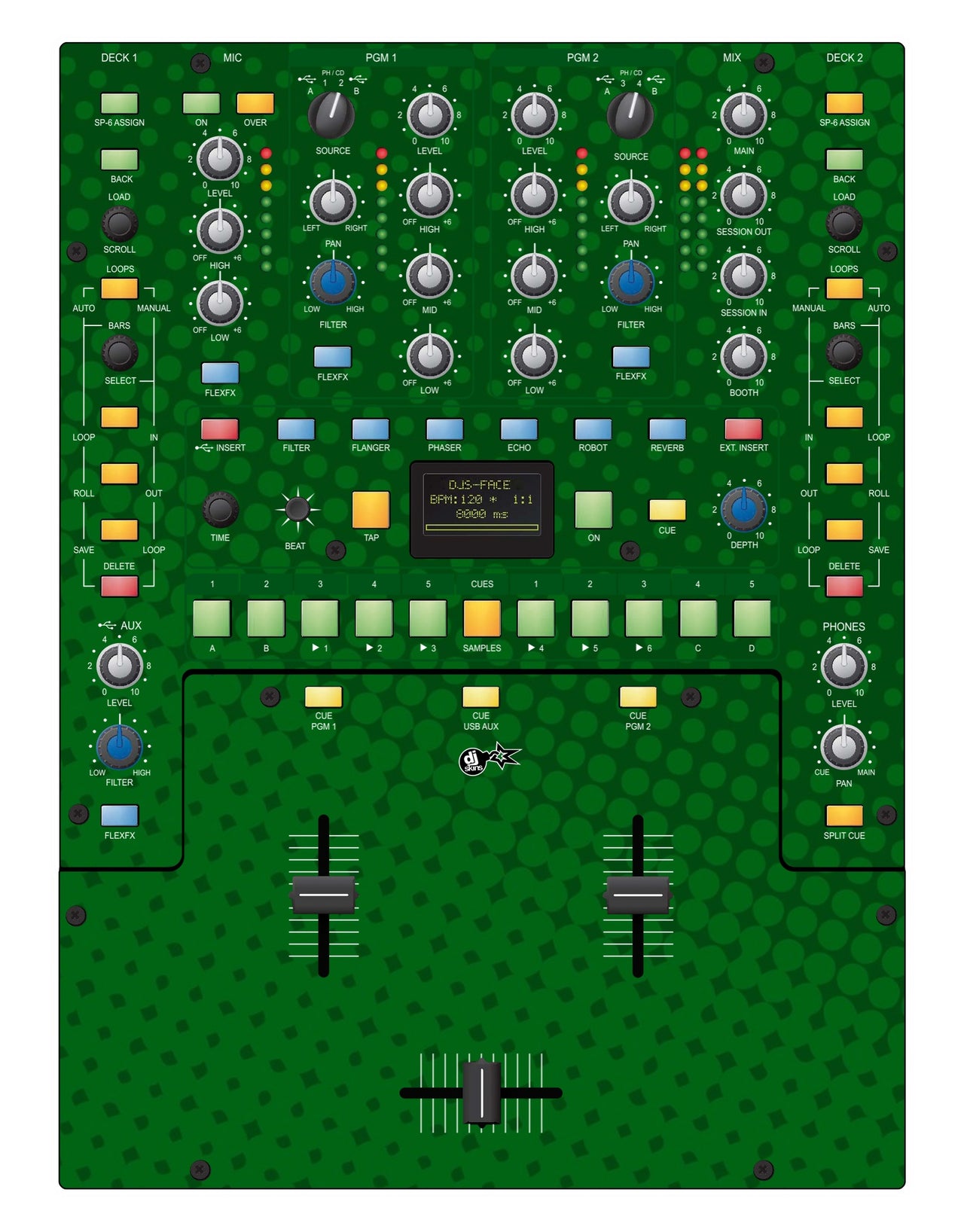 Rane 62 Skin Gradienter Green