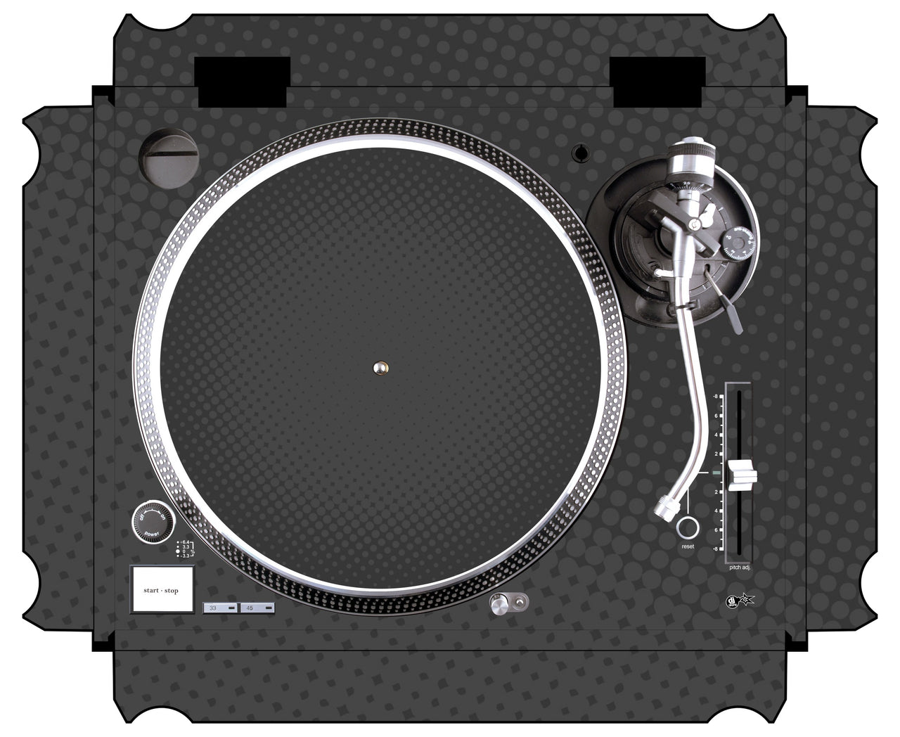 Technics 1200 / 1210 MK5 Skin Gradienter Grey