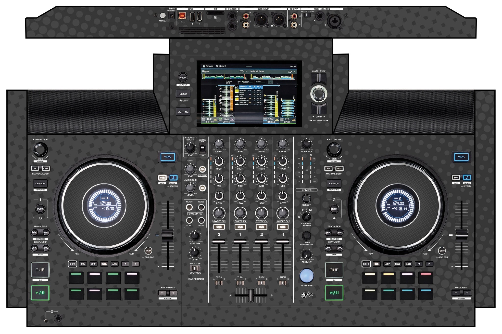 Denon DJ SC Live 4 Skin Gradienter Grey