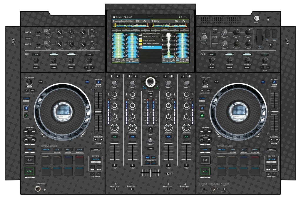 Denon DJ PRIME 4+ Skin Gradienter Grey