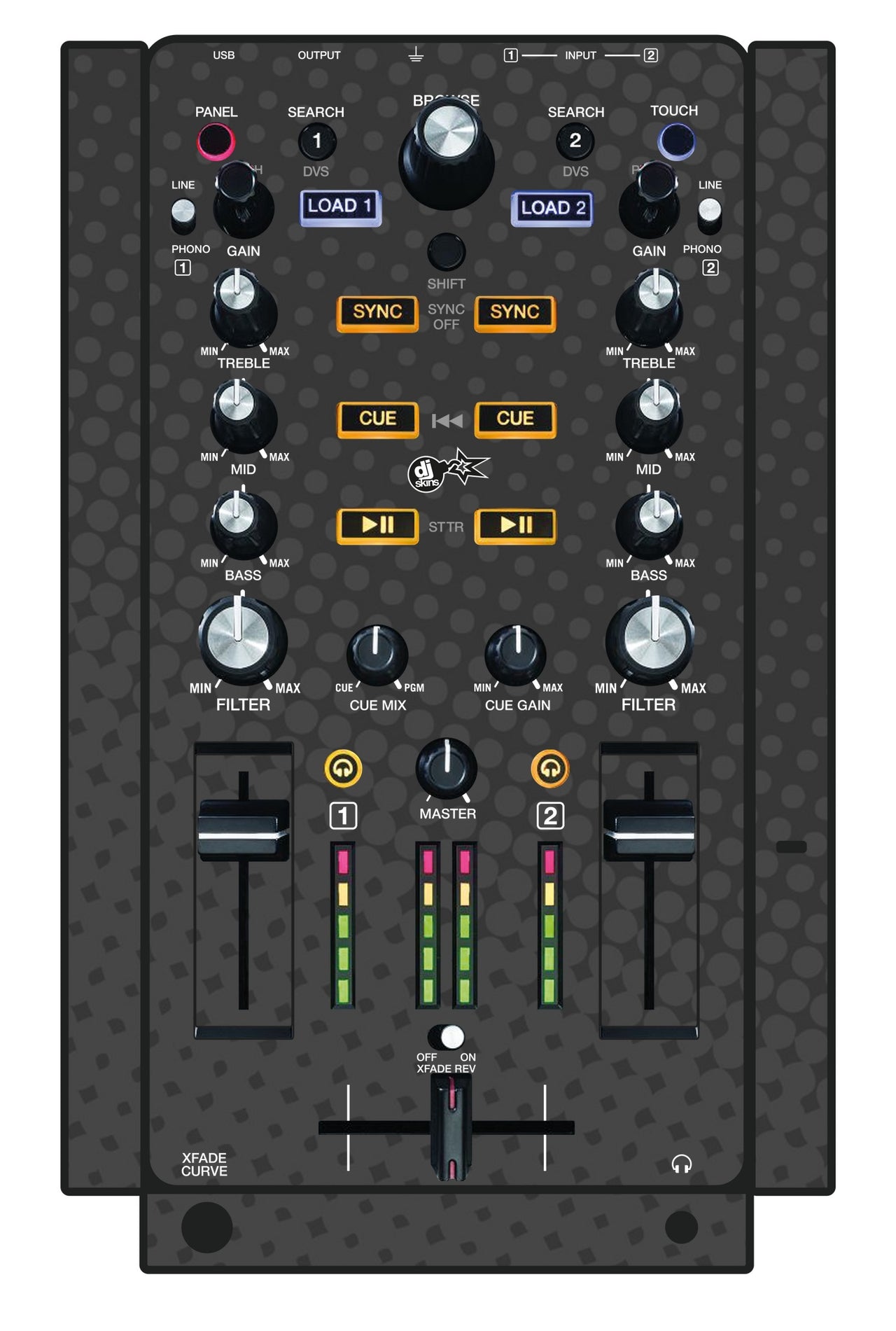 Akai Pro AMX Skin Gradienter Grey