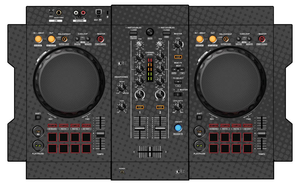 Pioneer DJ DDJ 400 Skin Gradienter Grey