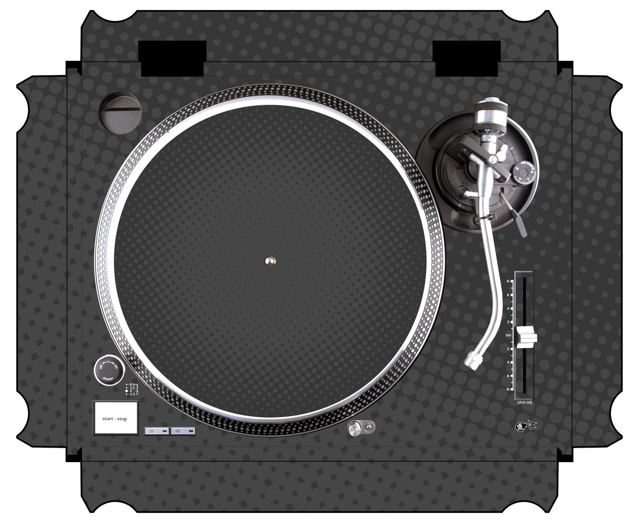 Technics 1200 / 1210 MK2 Skin Gradienter Grey