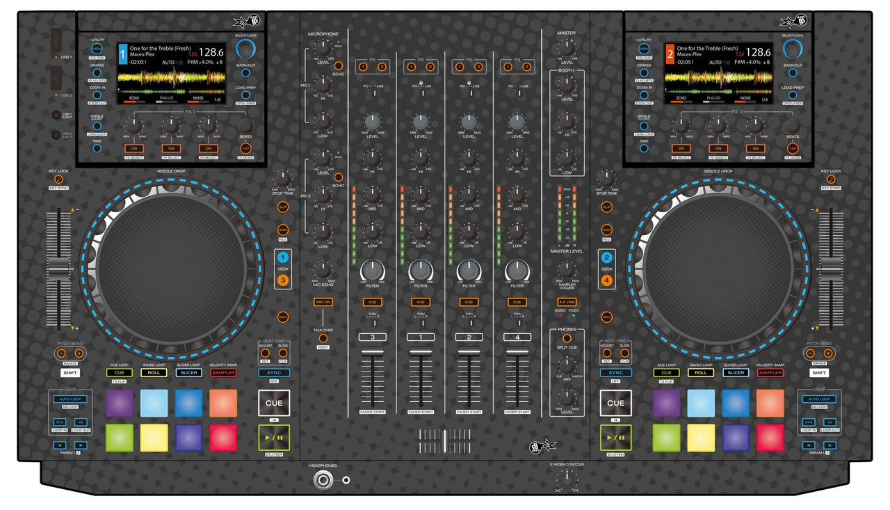 Denon DJ MCX 8000 Skin Gradienter Grey