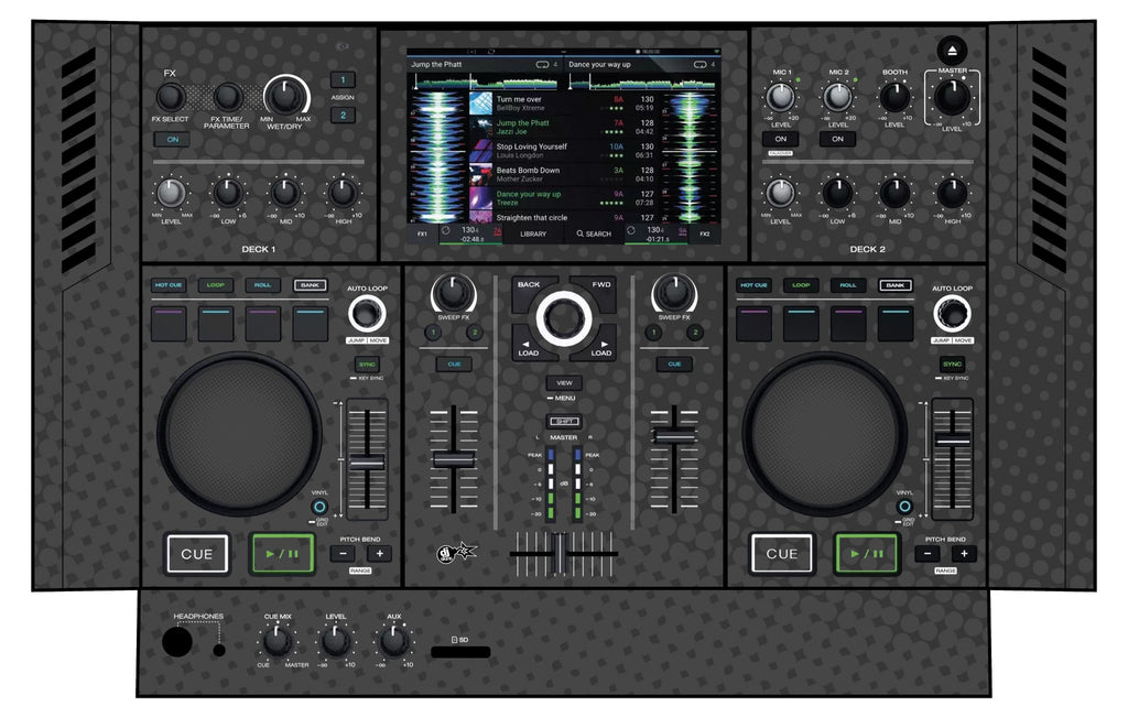 Denon DJ PRIME GO Skin Gradienter Grey