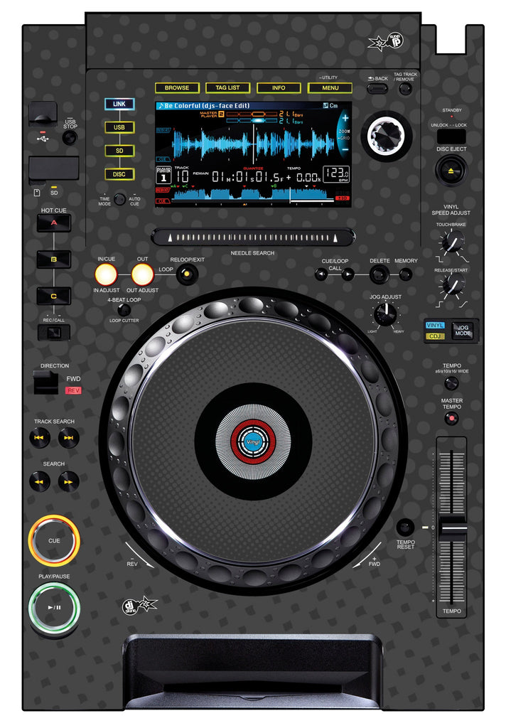 Pioneer DJ CDJ 2000 Skin Gradienter Grey