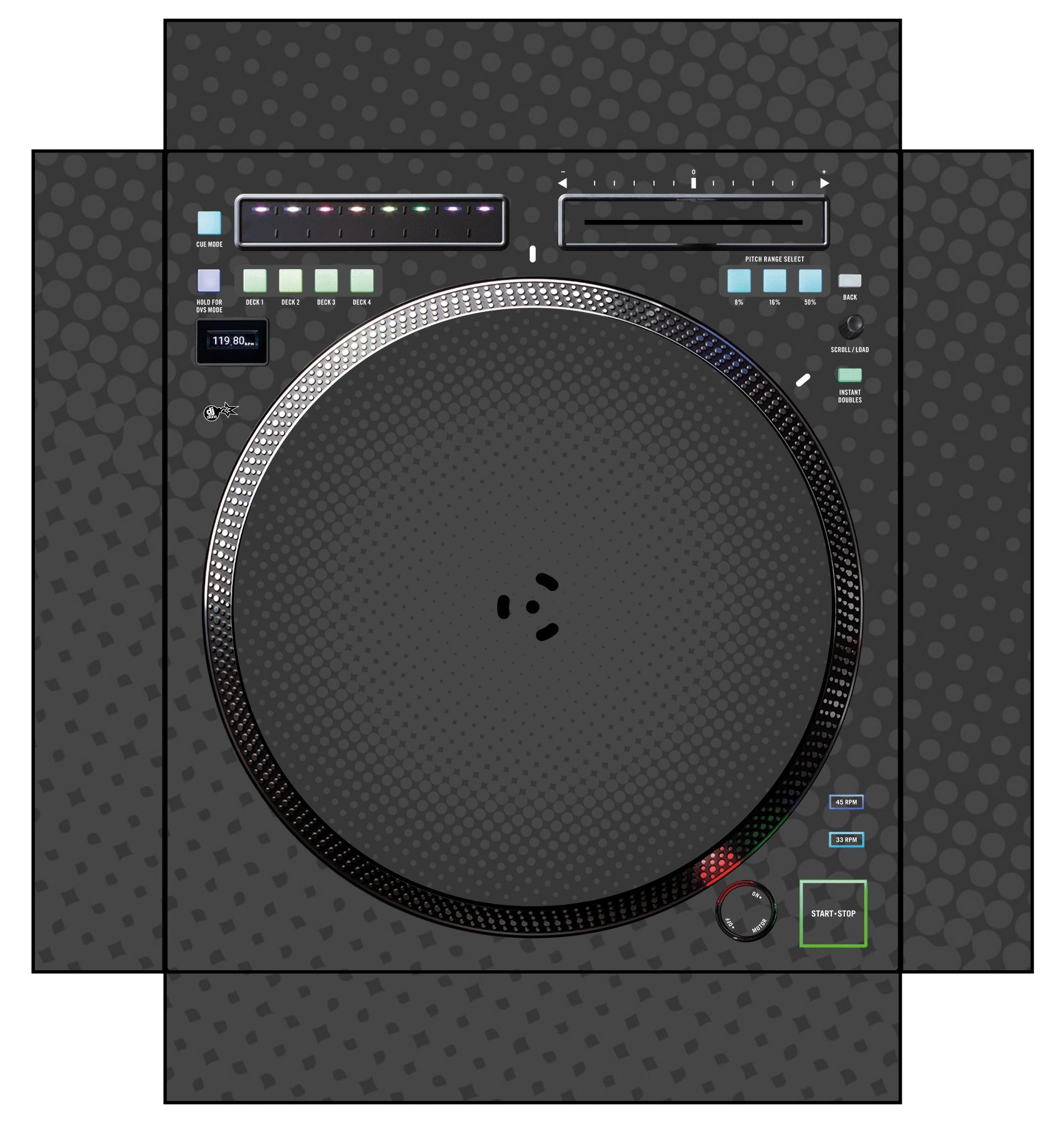 Rane TWELVE MK2 Skin Gradienter Grey