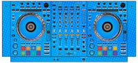 Pioneer DJ DDJ SZ Skin Gradienter Blue Light