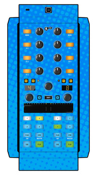 Native Instruments X1 MK2 Skin Gradienter Blue Light