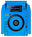 Pioneer DJ XDJ 1000 Skin Gradienter Blue Light