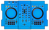 Pioneer DJ DDJ 400 Skin Gradienter Blue Light