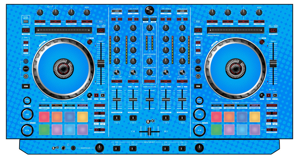 Pioneer DJ DDJ SX 2 Skin Gradienter Blue Light