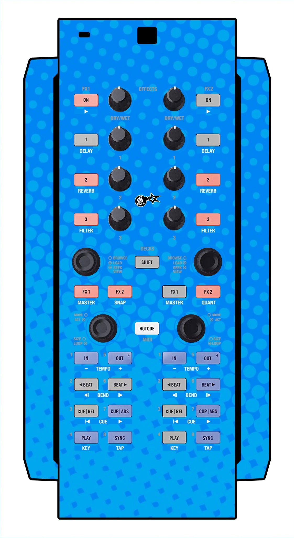 Native Instruments X1 Skin Gradienter Blue Light