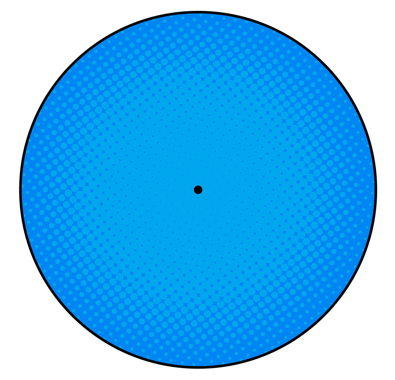 Universal Slipmat 12 Inch Skin Gradienter Blue Light