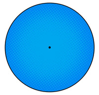 Universal Slipmat 12 Inch Skin Gradienter Blue Light