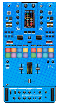 Pioneer DJ DJM S11 Skin Gradienter Blue Light