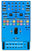 Pioneer DJ DJM S7 Skin Gradienter Blue Light