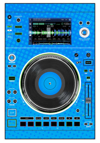 Denon DJ SC 5000 M Skin Gradienter Blue Light