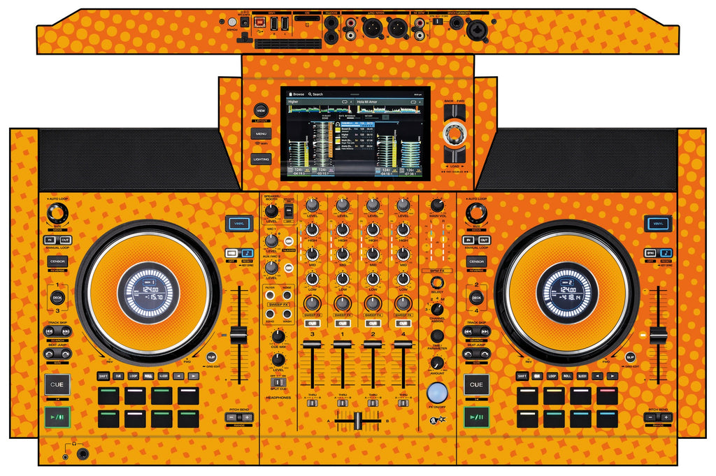 Denon DJ SC Live 4 Skin Gradienter Orange