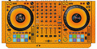 Pioneer DJ DDJ 1000 Skin Gradienter Orange