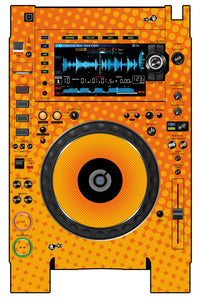 Pioneer DJ CDJ 2000 NEXUS 2 Skin Gradienter Orange
