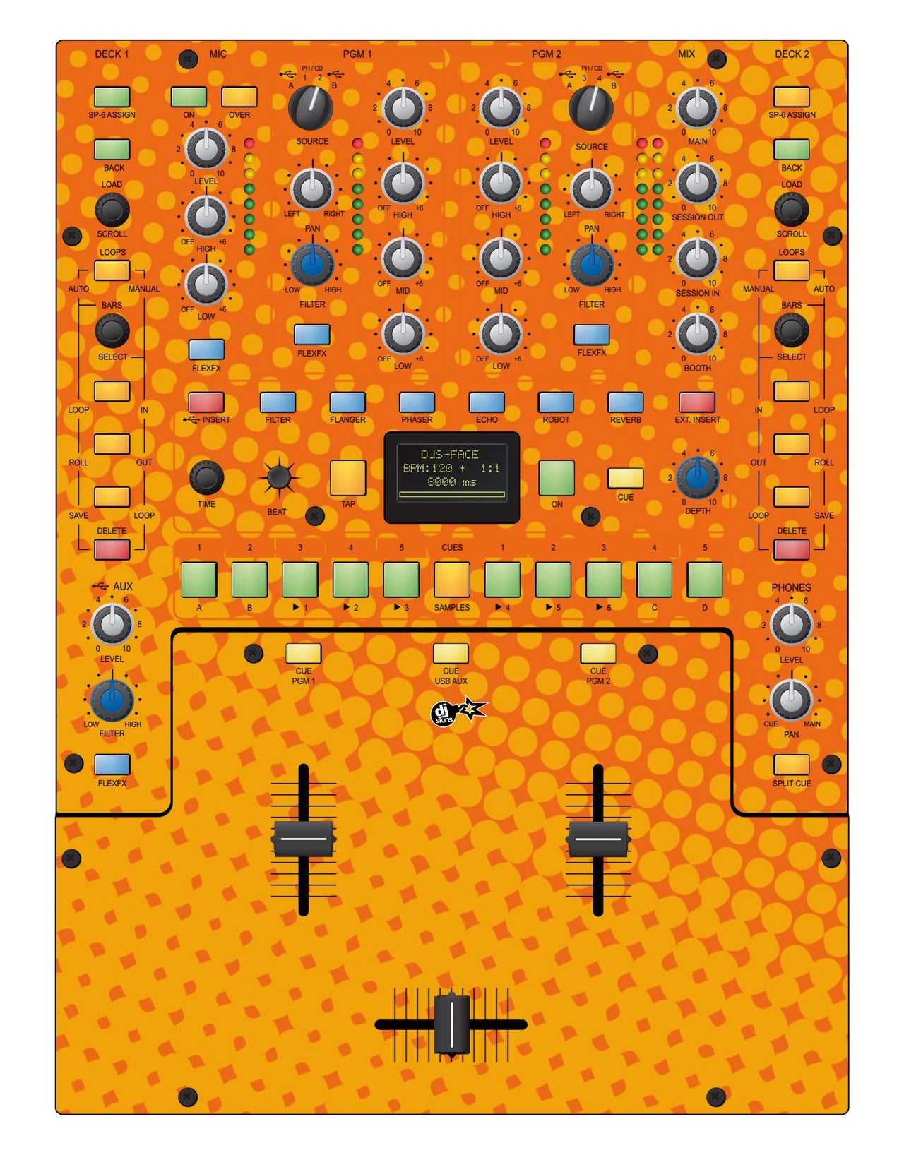 Rane 62 Skin Gradienter Orange