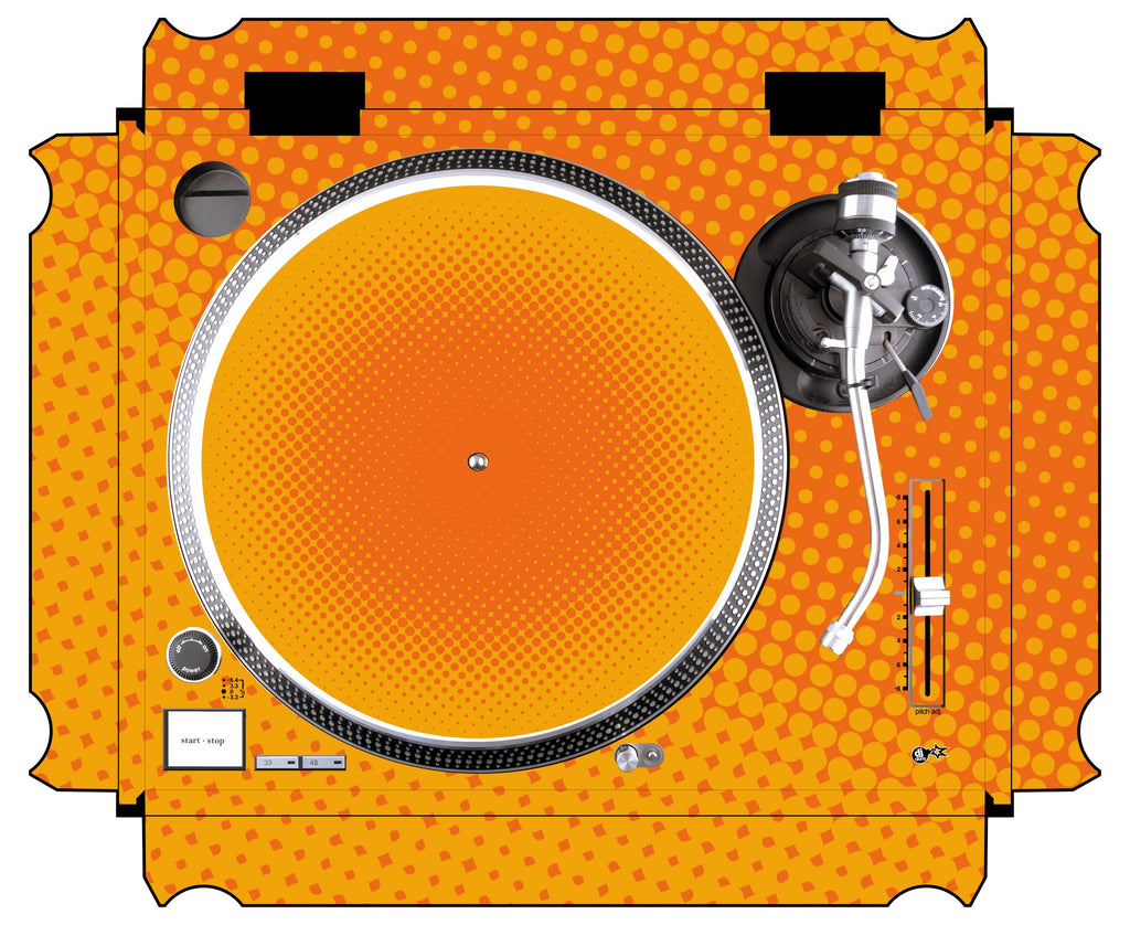 Technics 1200 / 1210 MK2 Skin Gradienter Orange