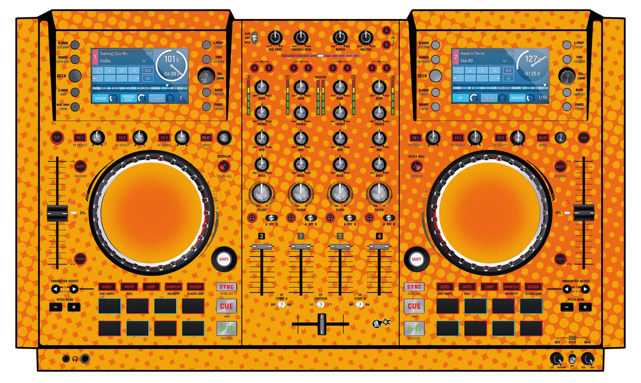 Numark NV 2 Skin Gradienter Orange