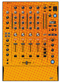 Pioneer DJ DJM 750 MK2 Skin Gradienter Orange
