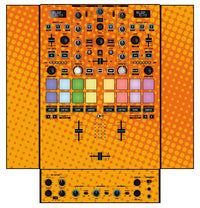 Reloop Elite Skin Gradienter Orange