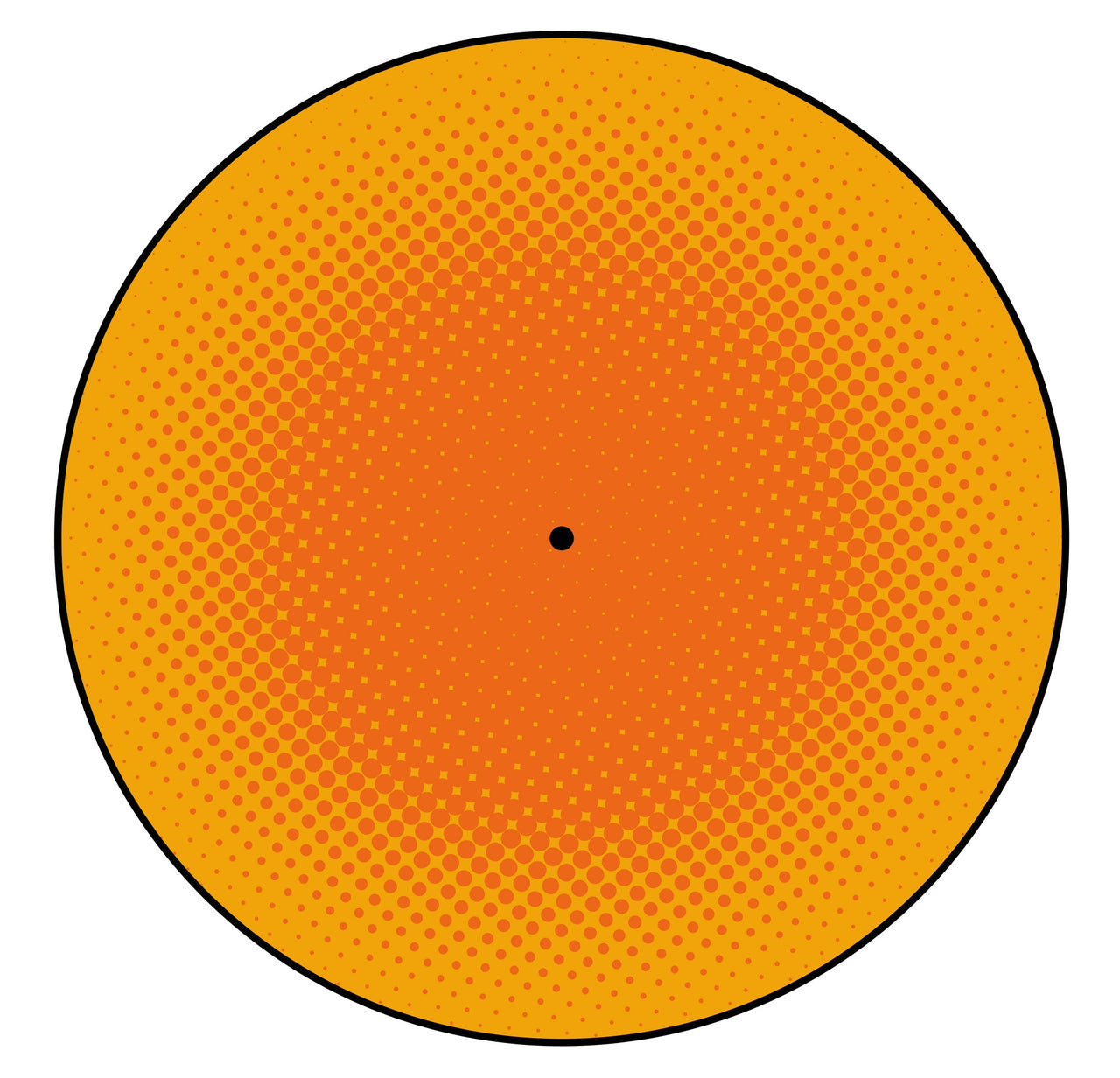 Universal Slipmat 12 Inch Skin Gradienter Orange