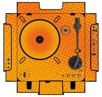 Numark PT 01 incl. Sides Skin Gradienter Orange
