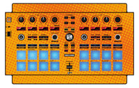 Pioneer DJ DDJ SP 1 Skin Gradienter Orange