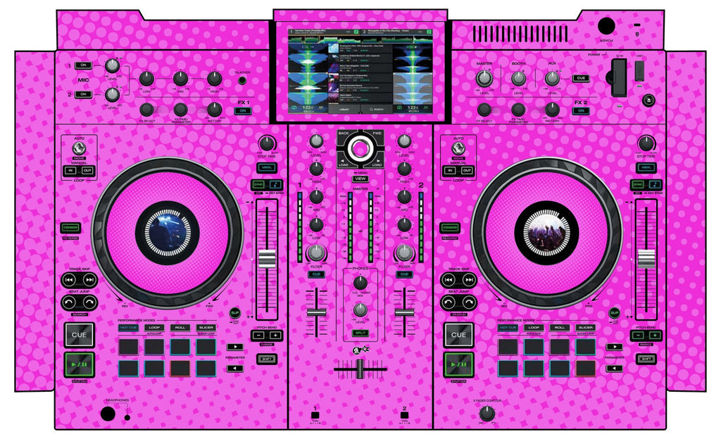 Denon DJ PRIME 2 Skin Gradienter Pink