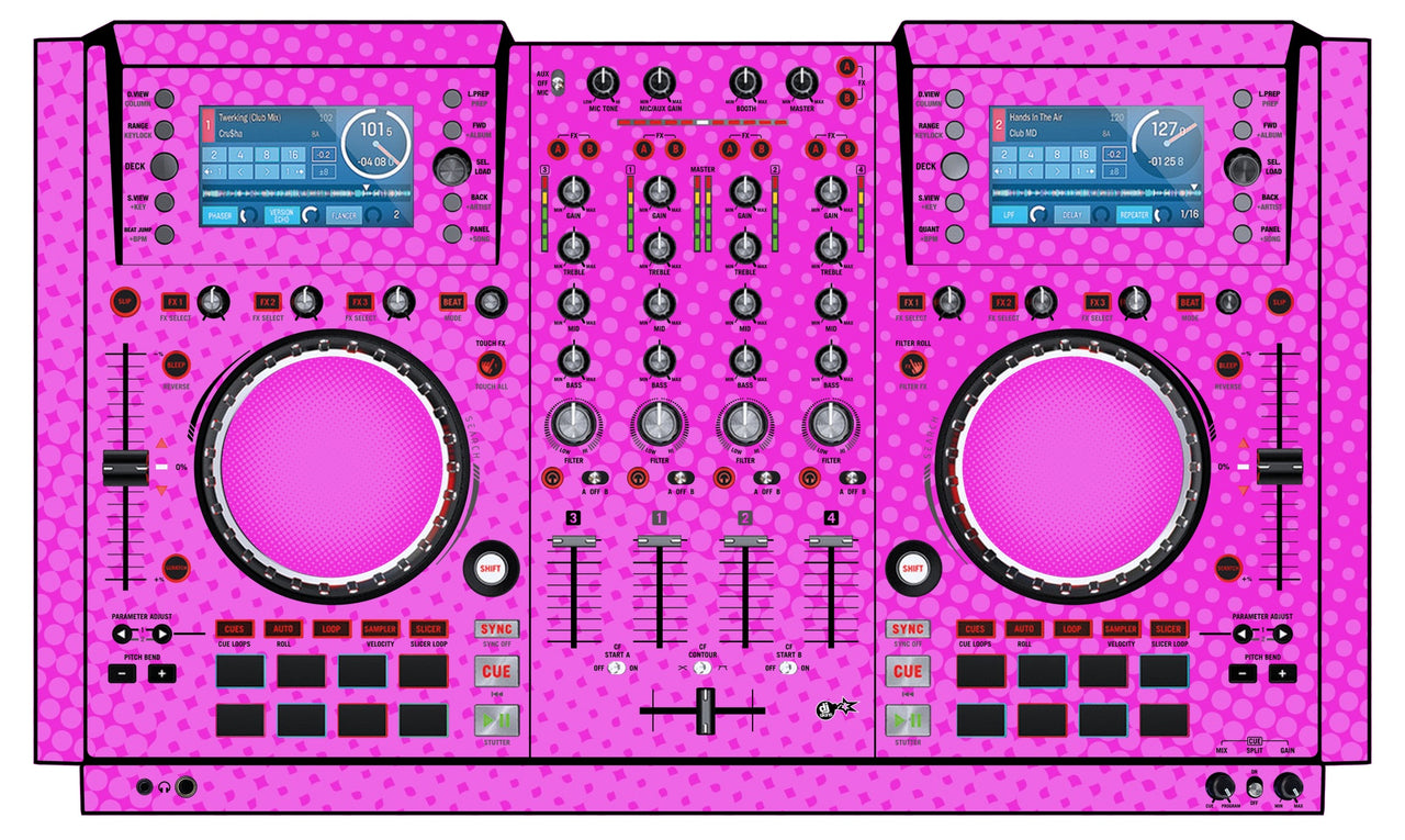 Numark NV 2 Skin Gradienter Pink
