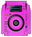Pioneer DJ XDJ 1000 Skin Gradienter Pink