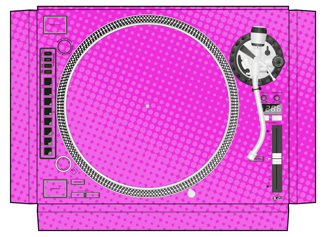 Reloop RP 8000 Skin Gradienter Pink