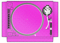 Reloop RP 8000 Skin Gradienter Pink