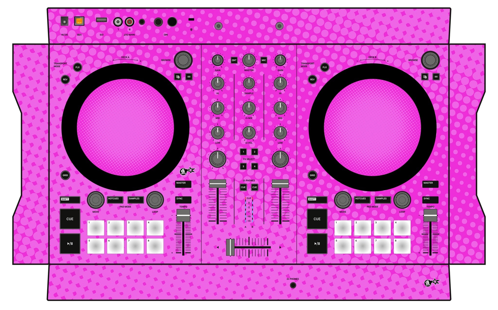 Native Instruments S2 MK3 Skin Gradienter Pink