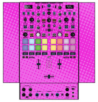 Reloop Elite Skin Gradienter Pink