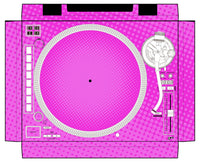 Reloop RP 8000 MK2 Skin Gradienter Pink