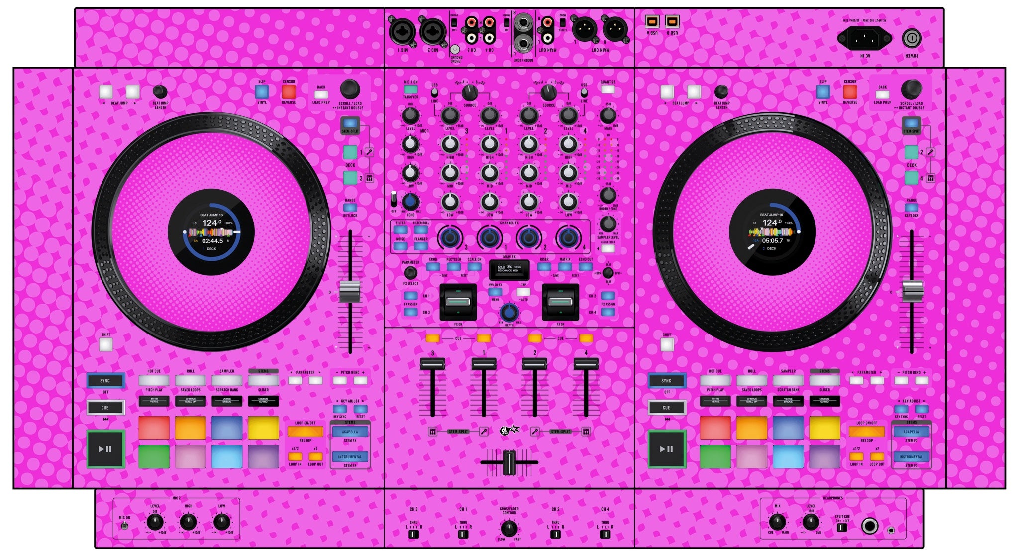 Rane FOUR Skin Gradienter Pink