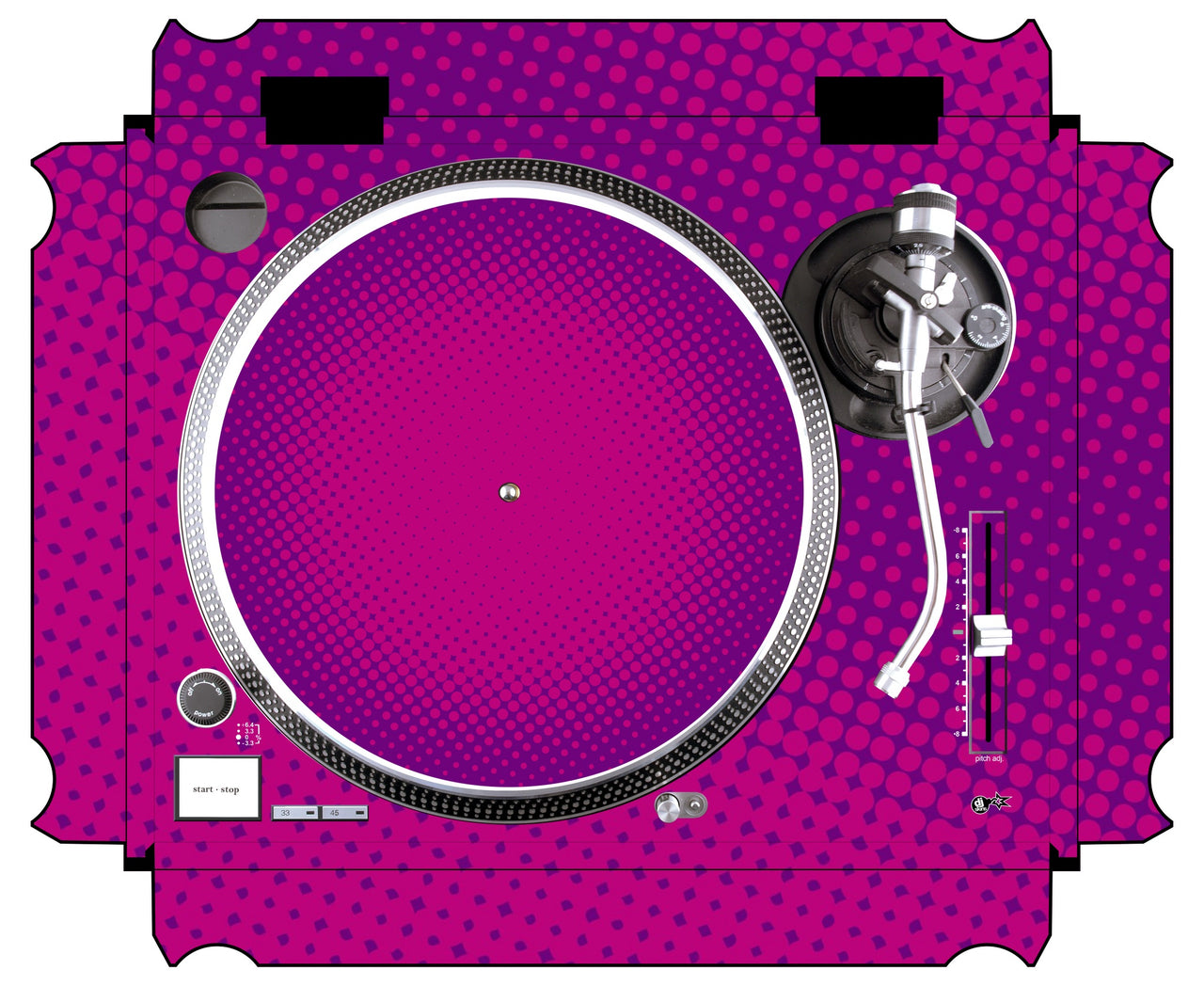Technics 1200 / 1210 MK2 Skin Gradienter Purple
