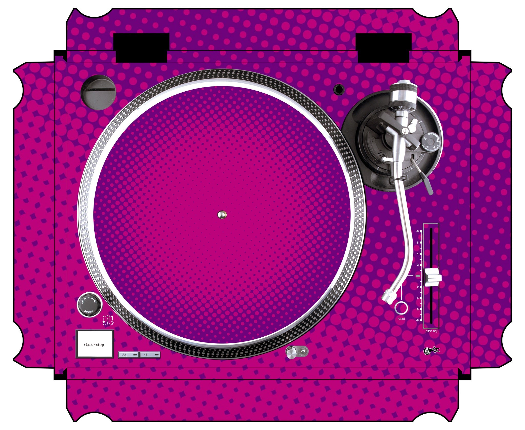 Technics 1200 / 1210 MK5 Skin Gradienter Purple