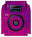 Pioneer DJ XDJ 1000 Skin Gradienter Purple